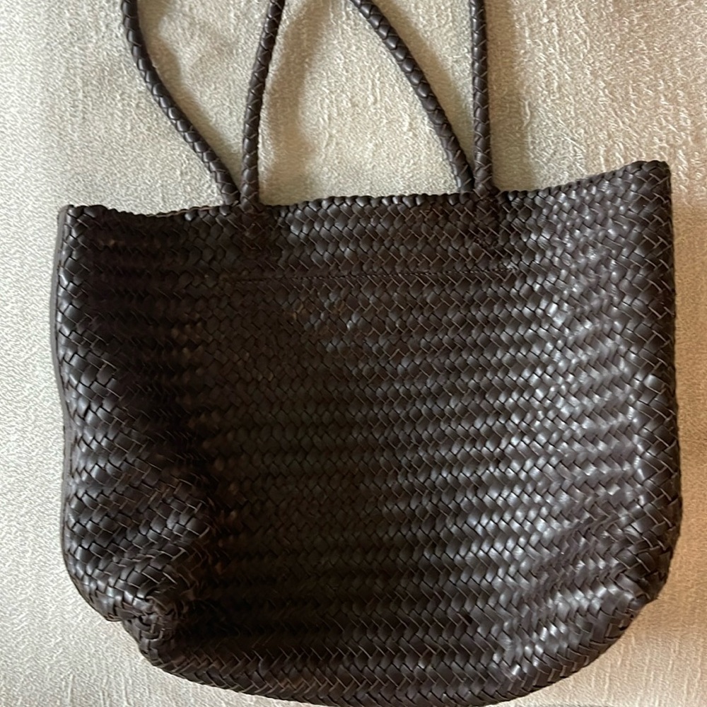 Madewell Brown Woven Tote